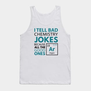 Chemistry Jokes Argon Tank Top